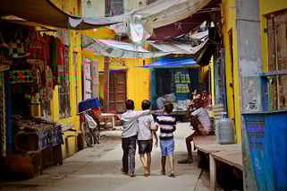 Children Walking Kim